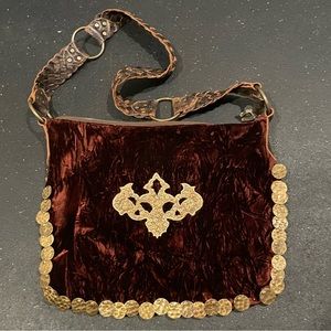 Betsey Johnson velvet purse